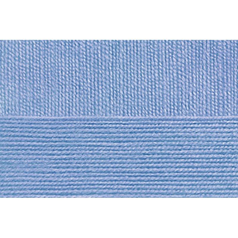 Детский каприз трикотажный. Цвет 520-Голубая пролеска. 5x50 г