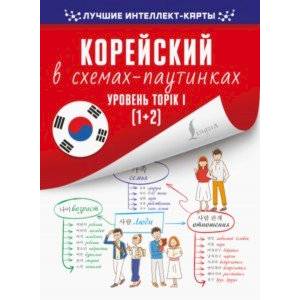Корейский в схемах-паутинках. Уровень TOPIK I (1+2)