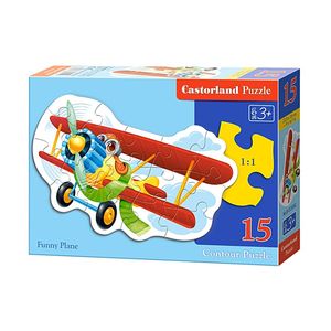 Puzzle-15 'Забавный самолет' (В-015092)