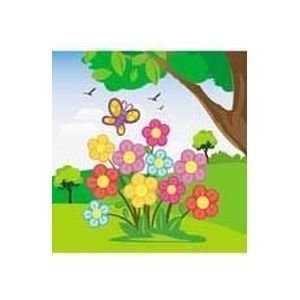 Цветы: водораскраски-пазлы