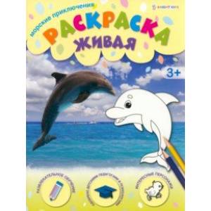 Раскраска живая Морские приключения