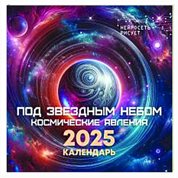 Под звездным небом. Космические явления. Нейросеть рисует