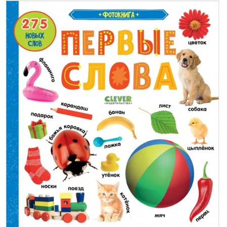 Знакомство с миром, развитие малыша, книга Фотокнига. Первые слова купить по скидке