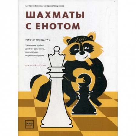 Изобразительное творчество и конструирование, книга Шахматы с енотом купить по скидке