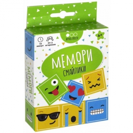 Игры на любой вкус, книга Мемори. Смайлики (ТК003) купить по скидке