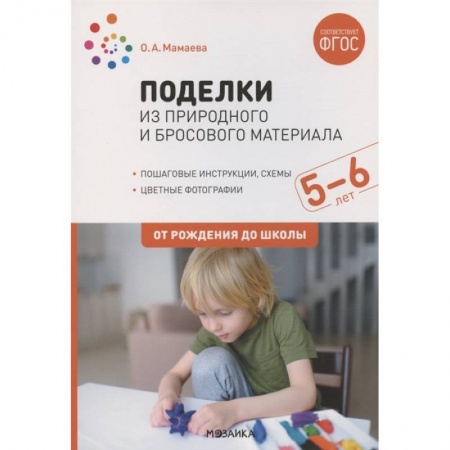 Книги для дошкольников (4-6 лет), книга Поделки из природного и бросового материала. 5-6 лет. От рождения до школы (ФГОС) купить по скидке