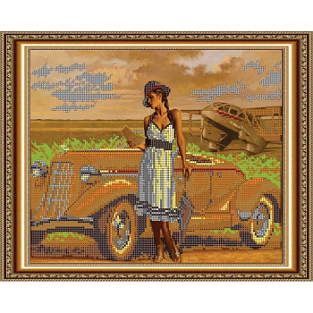 Набор для вышивания бисером №262 «Письмо» бисер Чехия 30x24 см