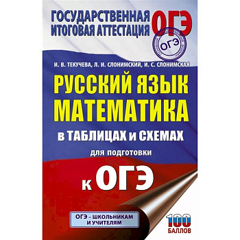 ОГЭ. Русский язык. Математика в таблицах и схемах для подготовки к ОГЭ
