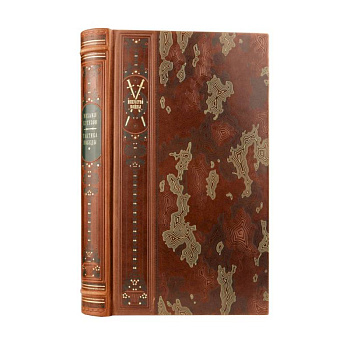 Михаил Кутузов. Тактика победы. Коллекционное иллюстрированное издание премиум-класса в кожаном переплете ручной работы с четремя видами тиснения в военном стиле